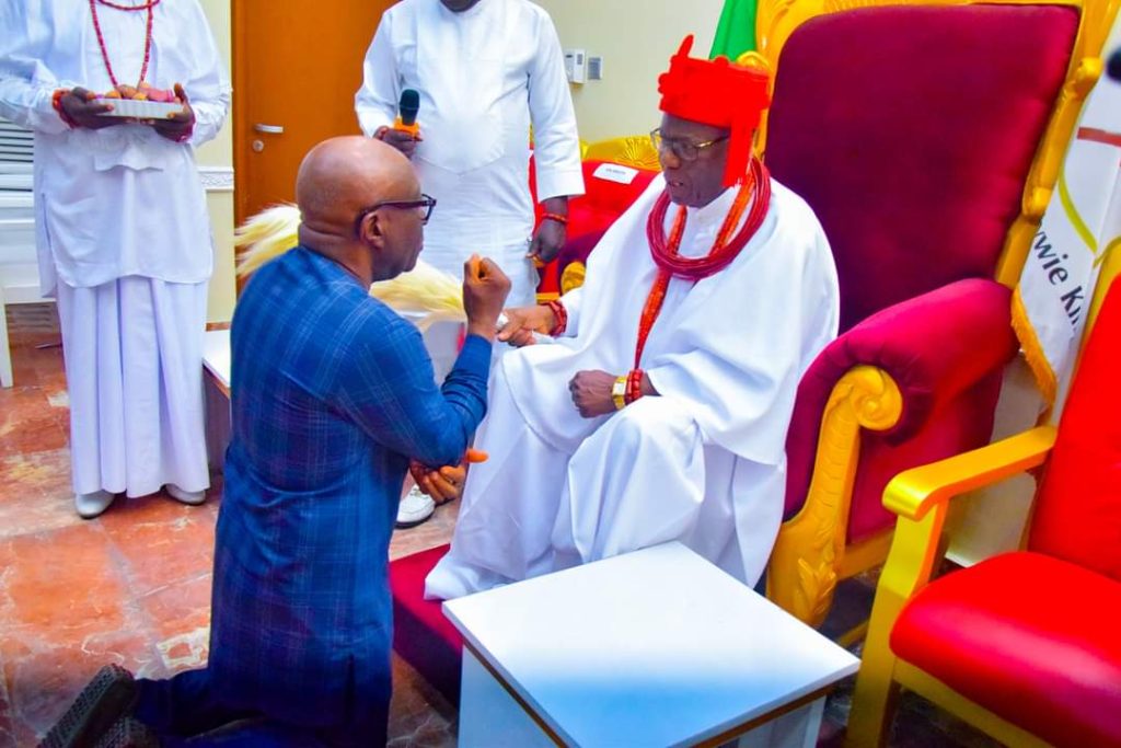 Delta Commissioner, Ekedayen Gets Royal Blessings From Monarch 