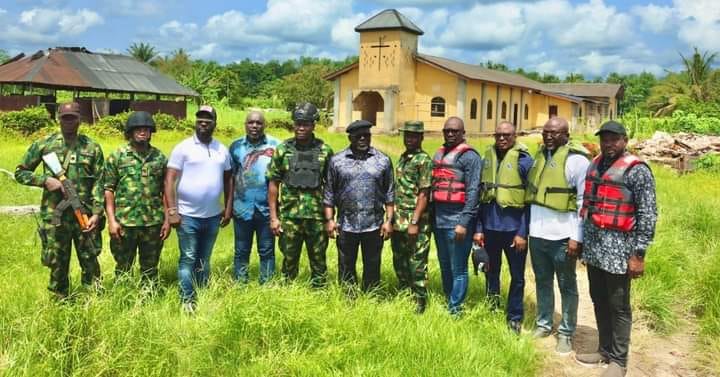 Breaking: Governor Oborevwori visits Okuama